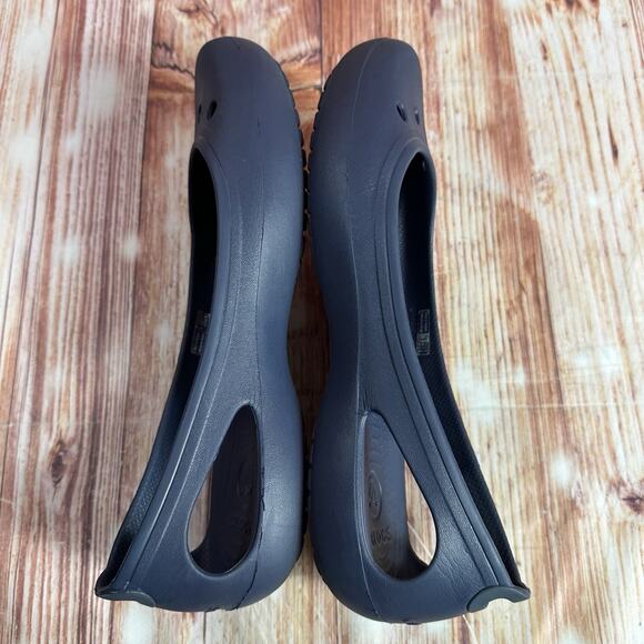 Crocs KADEE Womens Size 11 Blue Slingback Sandals Shoes Ballet Flats Loafers - Picture 6 of 10